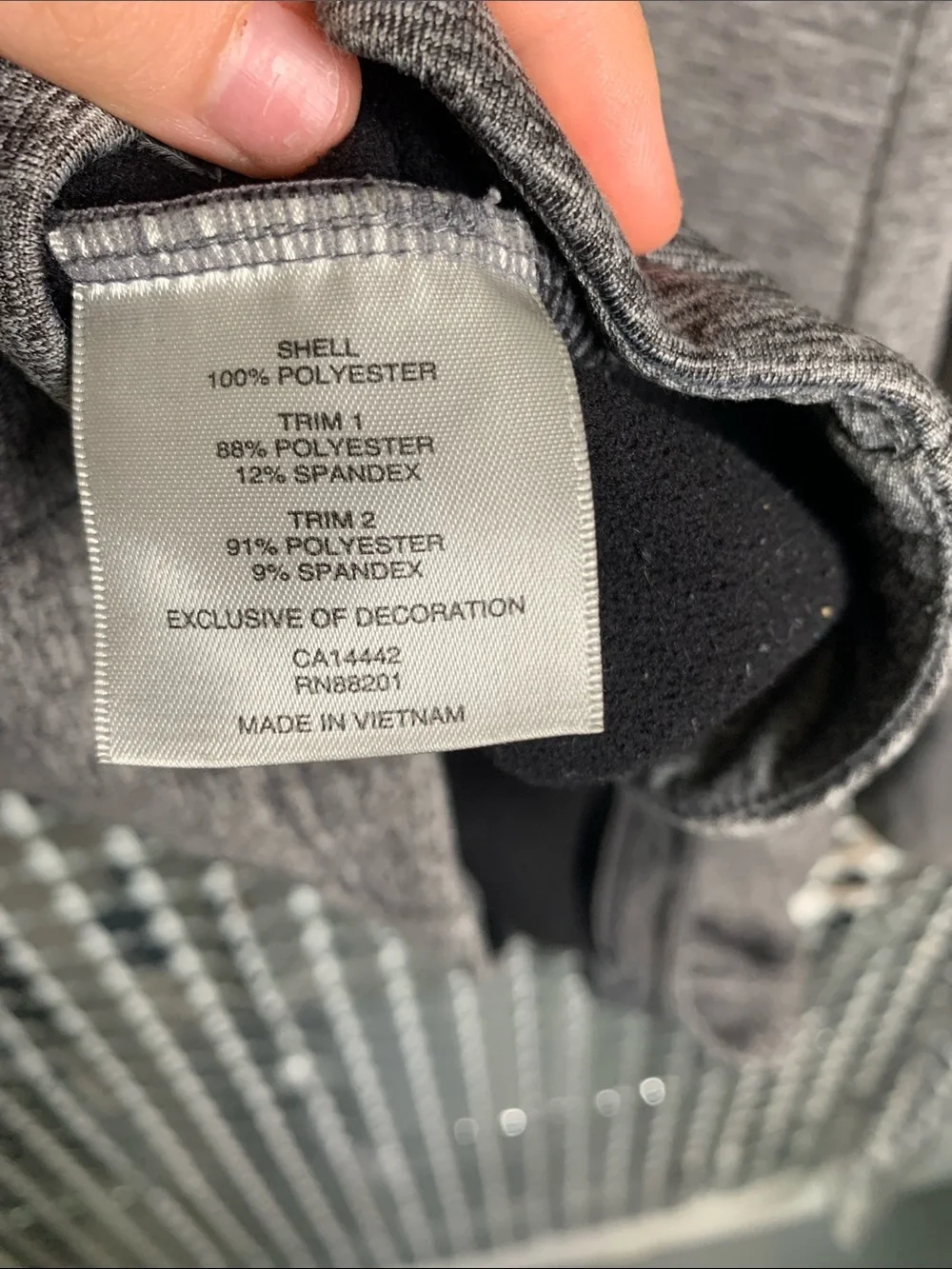 Mondetta Gray Hooded Utility Jacket with Black Accents
